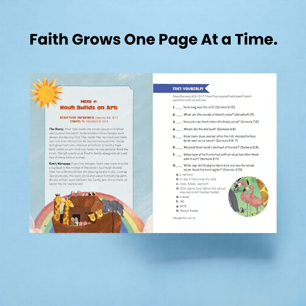 Bible Study Workbook for Kids